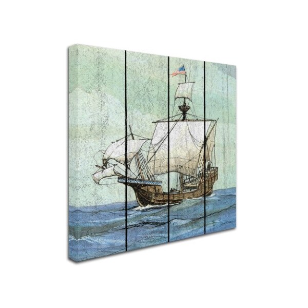 Jean Plout 'Nautical Ships 1' Canvas Art,24x24